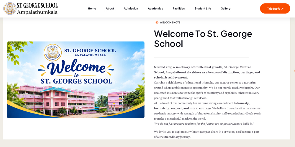 St. George Central School Ampalathumkala, Kollam